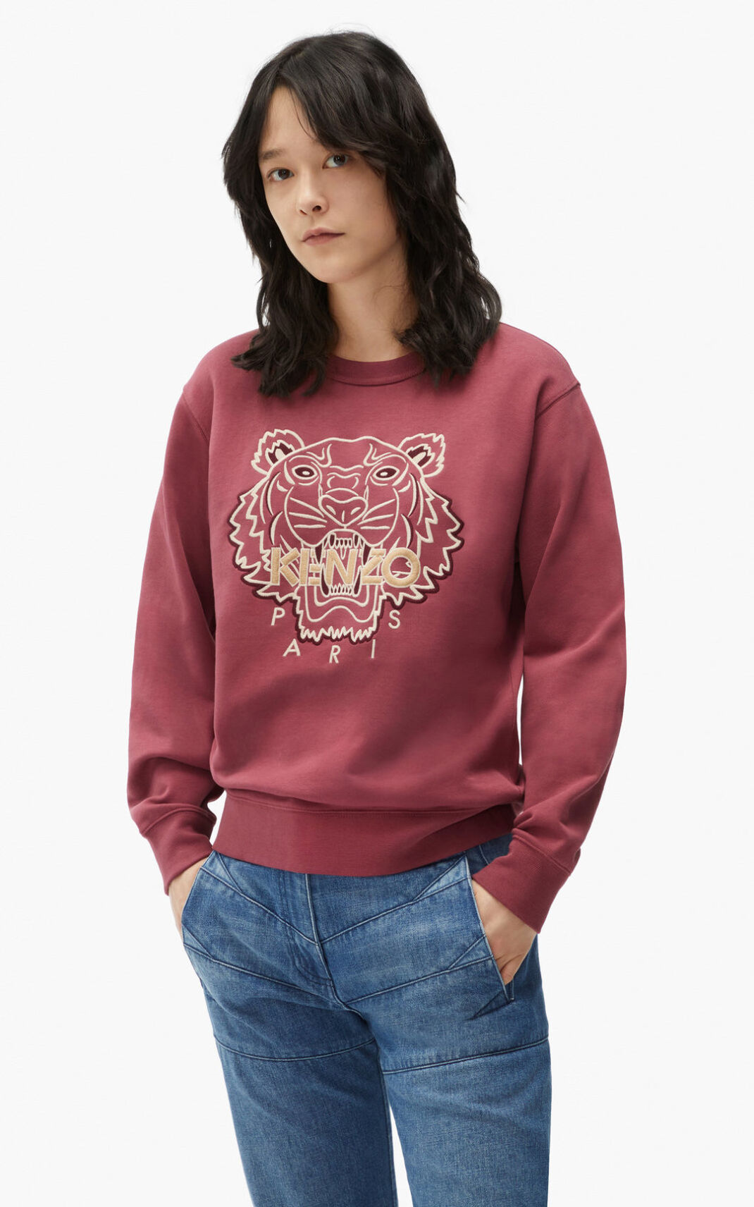 Kenzo Tiger Sweatshirt Dam | 35064-OWZQ